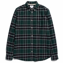 Load image into Gallery viewer, Norse Projects Anton Brushed Flannel Check Varsity Green
