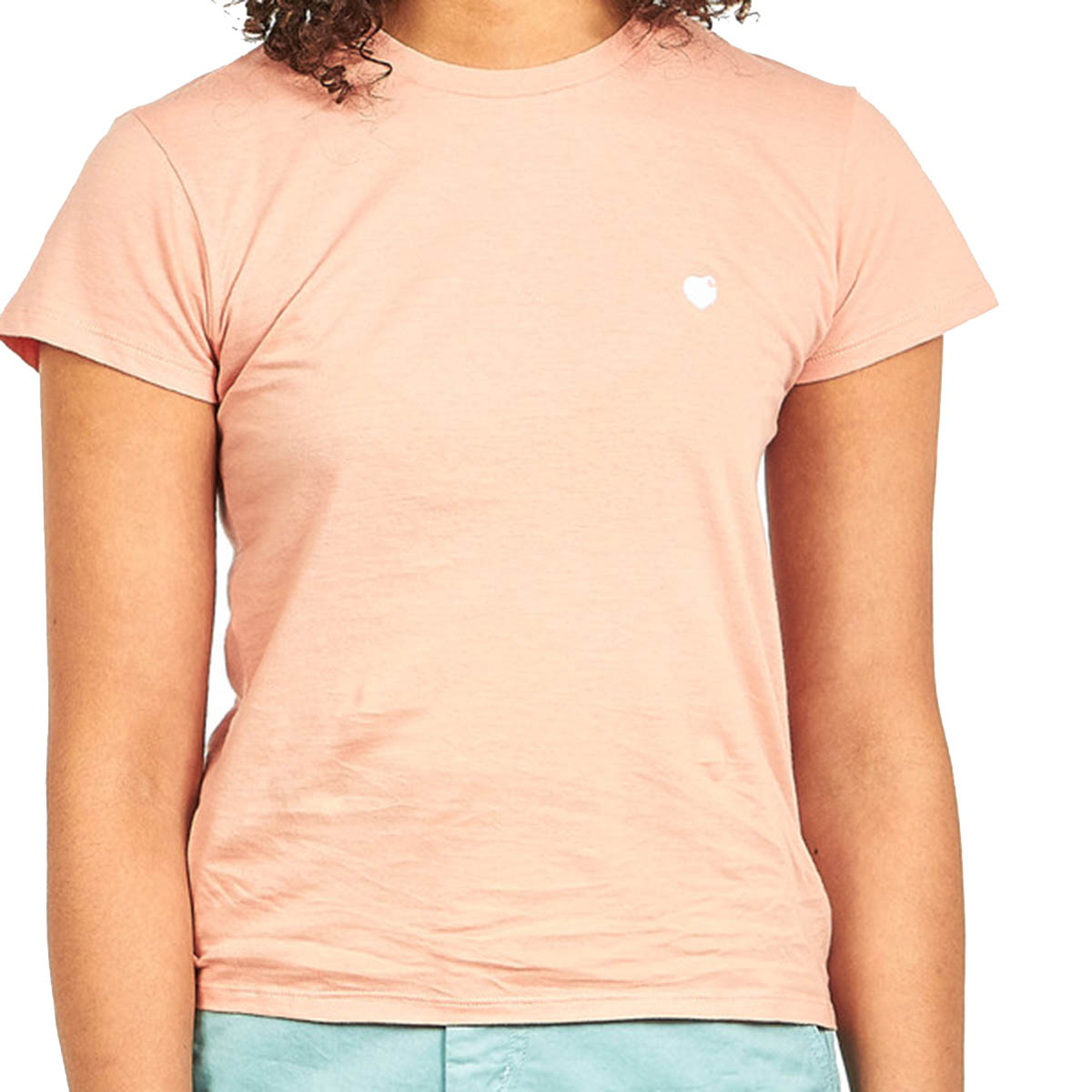 Carhartt WIP W' Tilda Hartt T-Shirt Peach / White