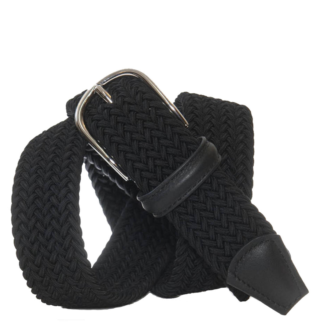 Andersons Classic Elastic Woven Belt Black