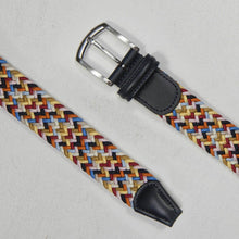 Load image into Gallery viewer, Andersons Classic Elastic Woven Belt Navy/Blue/White/Yellow/Pink
