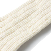 Load image into Gallery viewer, Aries Premium Ribbed Crew Sock Alabaster
