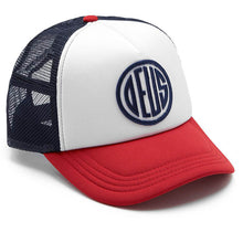 Load image into Gallery viewer, Deus Ex Machina Pill Trucker Red Navy
