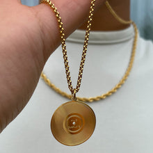 Load image into Gallery viewer, Hoops and Chains Record Pendant

