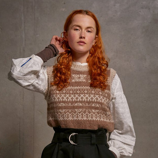 Sideline Rafi Vest Putty / Nutmeg