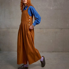 Load image into Gallery viewer, Sideline Polly Dungarees Tobacco
