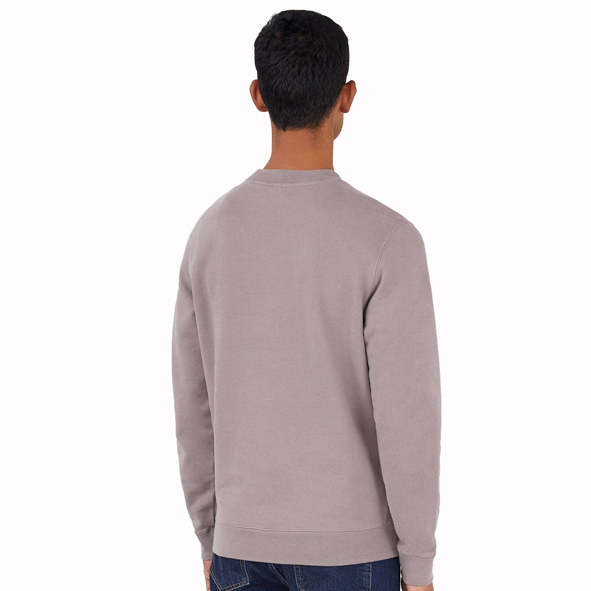 Sunspel Loopback Sweatshirt Umber Brown