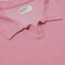 Load image into Gallery viewer, Universal Works Vacation Polo Terry Fleece Pink
