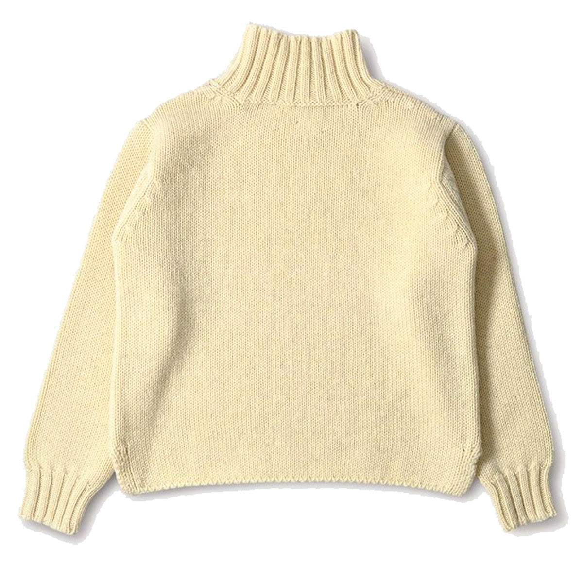 MHL W' Wide Neck Wool Sweater Natural