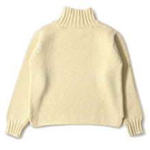Load image into Gallery viewer, MHL W&#39; Wide Neck Wool Sweater Natural
