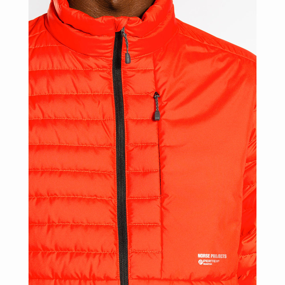 Norse Projects Alta Light Down Pertex  Rescue Orange