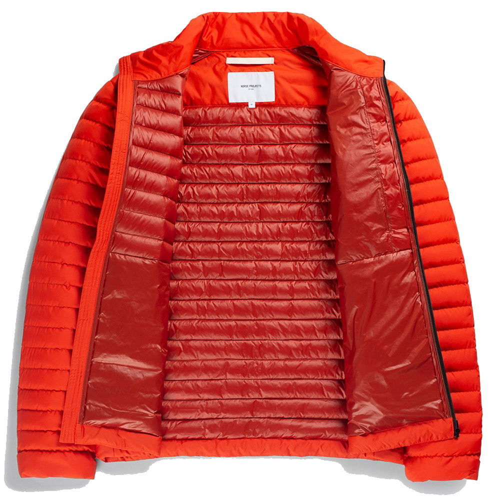Norse Projects Alta Light Down Pertex  Rescue Orange