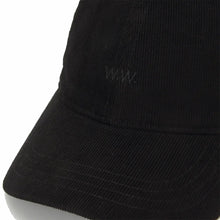 Load image into Gallery viewer, Wood Wood Low Profile Corduroy Cap Black
