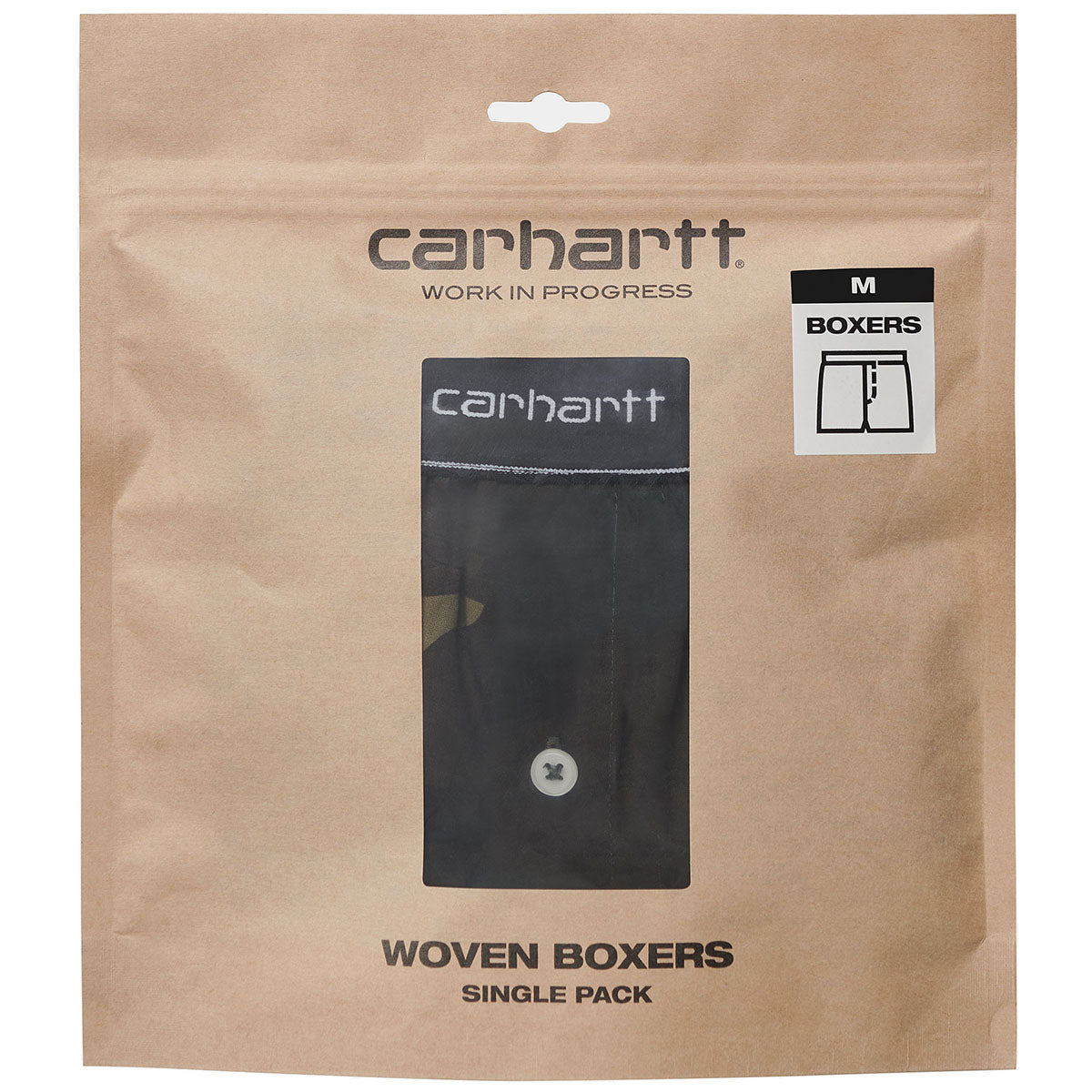 Carhartt WIP Cotton Script Boxers Camo Laurel