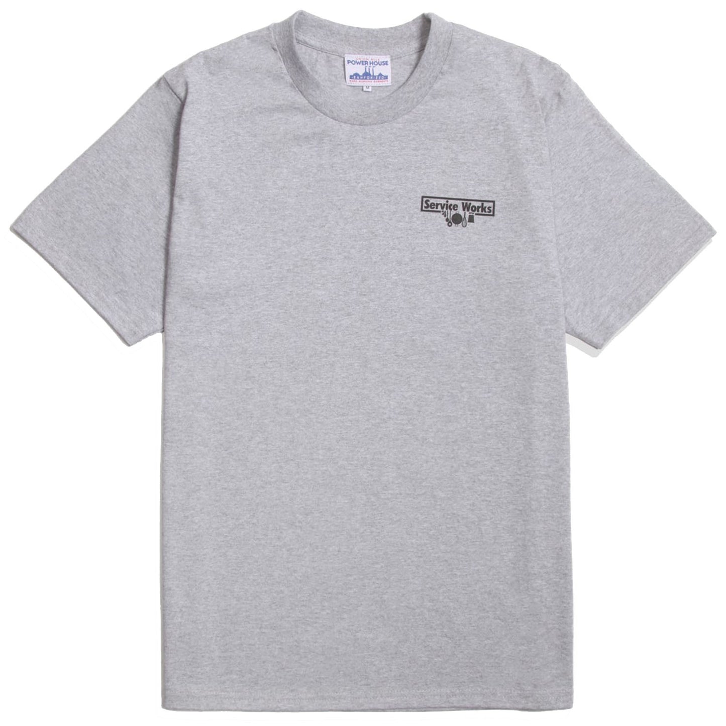 Service Works Heavyweight Logo Tee Grey