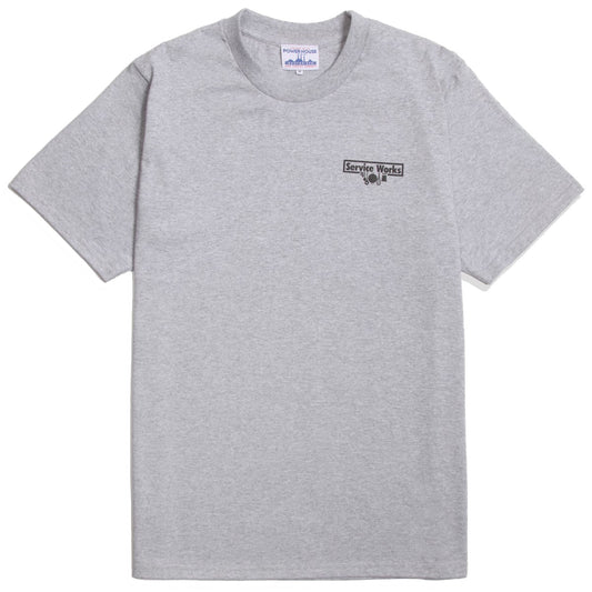 Service Works Heavyweight Logo Tee Grey