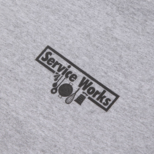 Service Works Heavyweight Logo Tee Grey