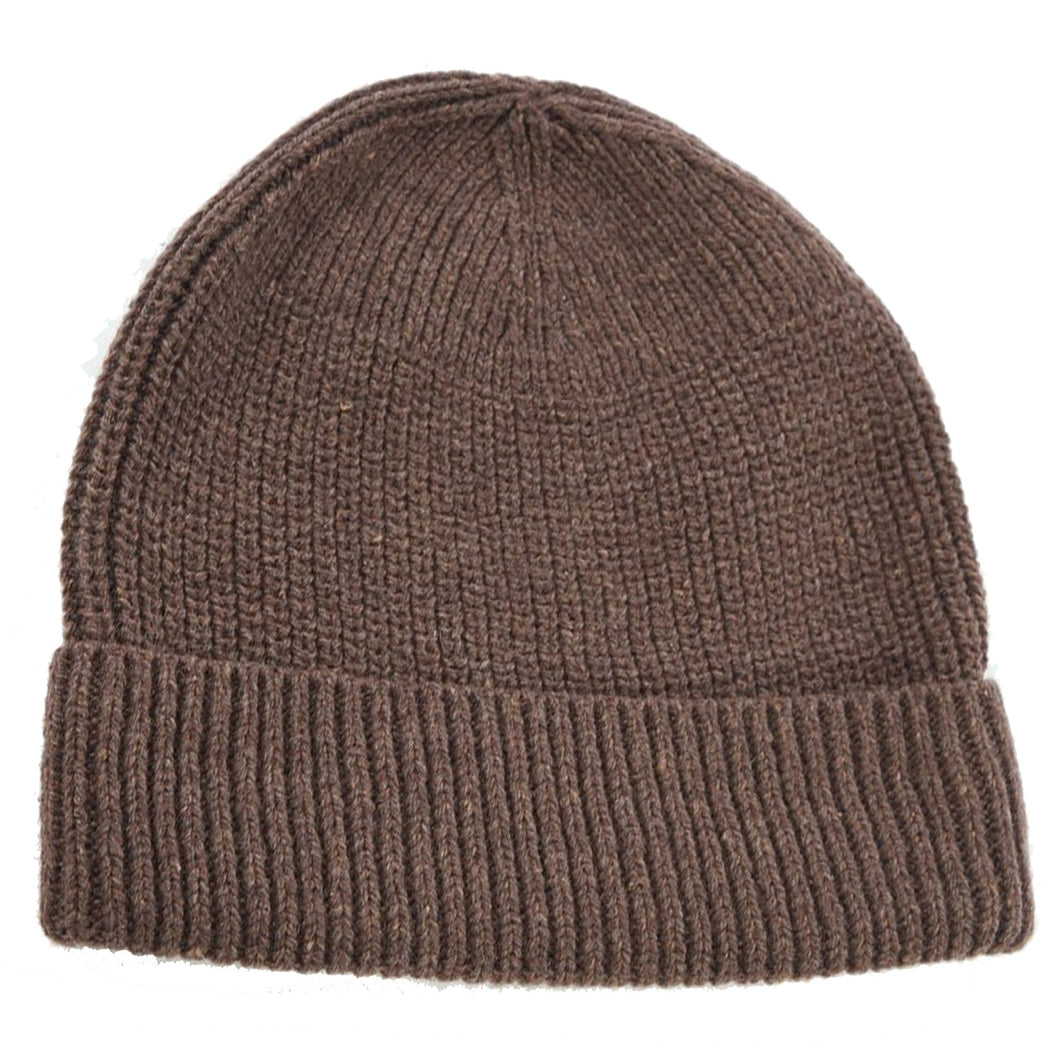 Universal Works Watch Cap Recycled Wool Chocolate