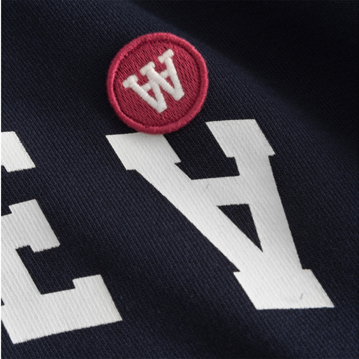 Wood Wood Ian arch Hoodie Navy