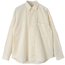 Load image into Gallery viewer, MHL Oversized Work Shirt Fine Cotton Poplin Natural

