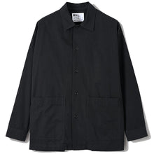 Load image into Gallery viewer, MHL Chore Shirt Dry Cotton Poplin Black
