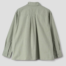 Load image into Gallery viewer, MHL W&#39; Wide Placket Shirt Cotton End On End Khaki
