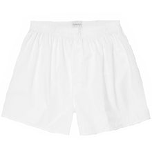 Load image into Gallery viewer, Sunspel Cotton Poplin Boxer Short White
