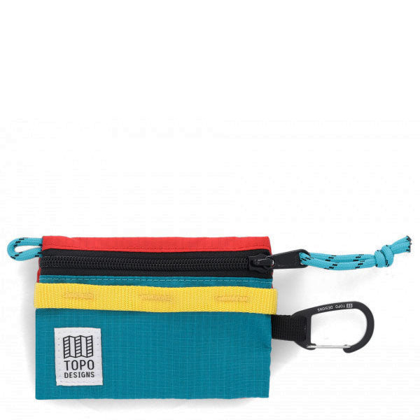 Topo Designs Accessory Mountain Micro Bag Red / Turquoise