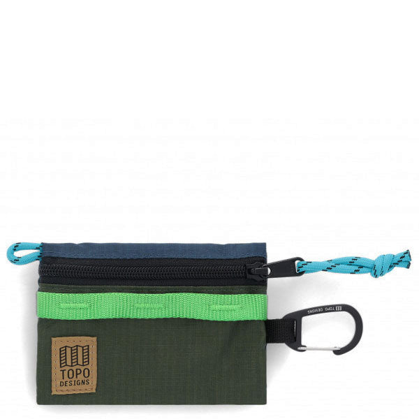 Topo Designs Accessory Mountain Micro Bag Pond Blue / Olive