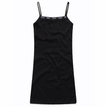 Load image into Gallery viewer, Aries Mercerised Cotton Mini Dress Black
