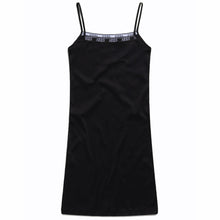 Load image into Gallery viewer, Aries Mercerised Cotton Mini Dress Black
