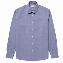 Load image into Gallery viewer, Sunspel Oxford Shirt Dark Blue Oxford
