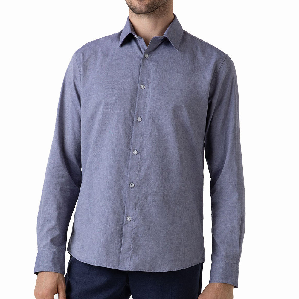 Sunspel Oxford Shirt Dark Blue Oxford