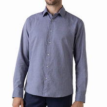 Load image into Gallery viewer, Sunspel Oxford Shirt Dark Blue Oxford
