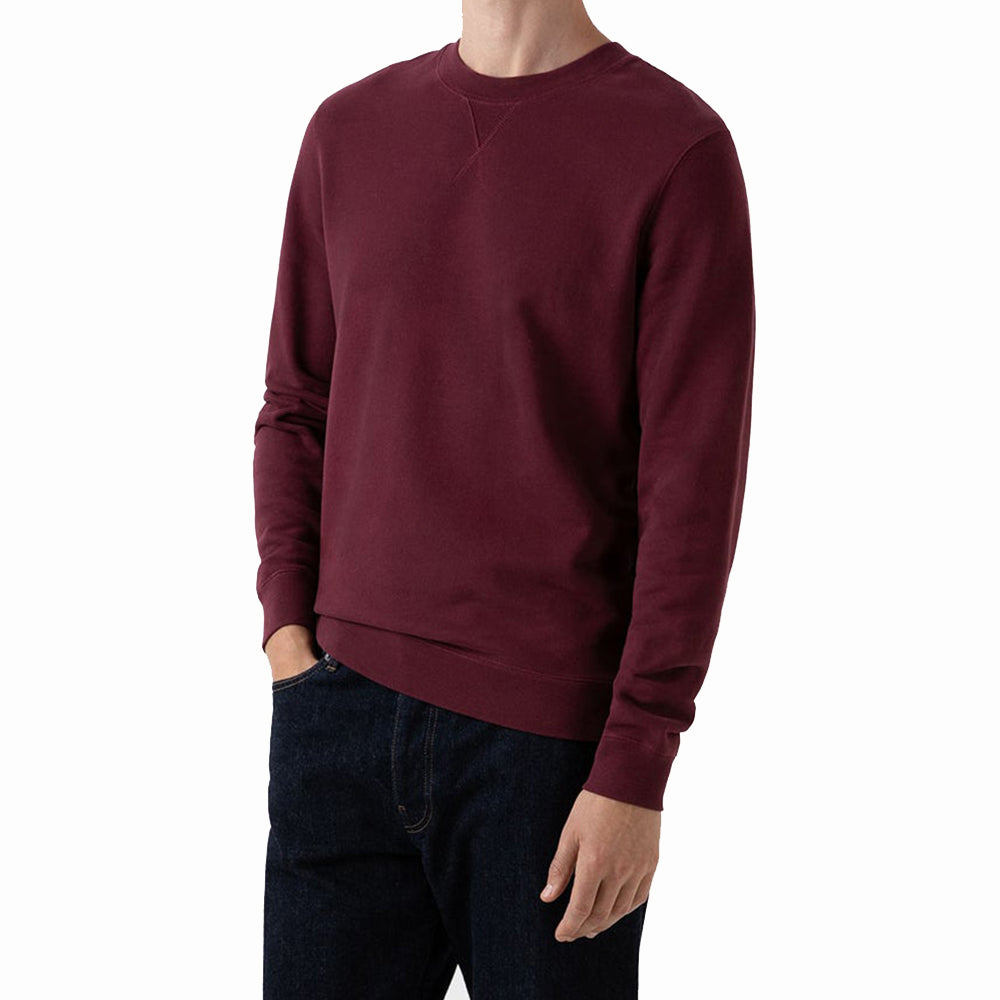 Sunspel Loopback Sweatshirt Vino