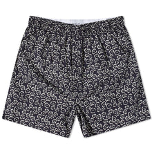 Load image into Gallery viewer, Sunspel Printed Boxer Short Navy / Ecru
