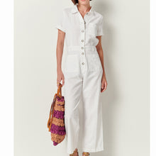 Load image into Gallery viewer, Sessun Long Hoa Jumpsuit Optical White
