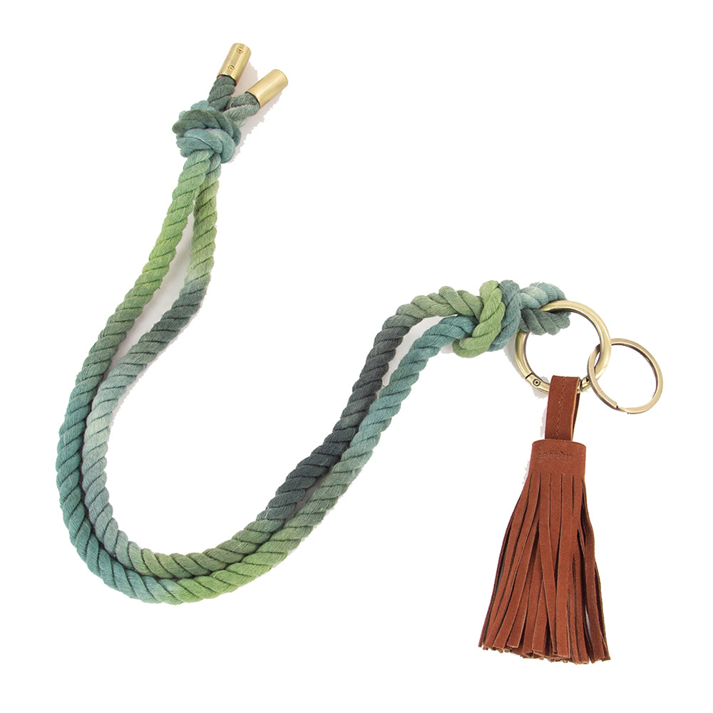 Sessun Lukay Key Ring Blue Green