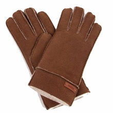 Load image into Gallery viewer, Sessun Page Shearling Glove Chestnut
