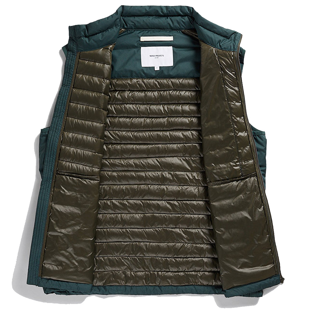 Norse Projects Birkholm Light Down Pertex Forest Green