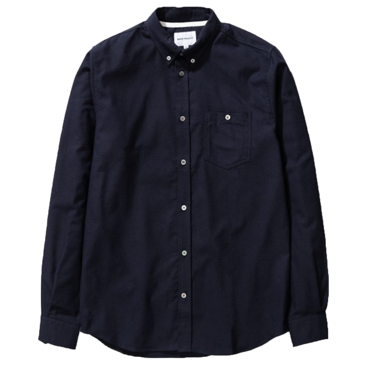 Norse Projects Anton Brushed Flannel Shirt Dark Navy