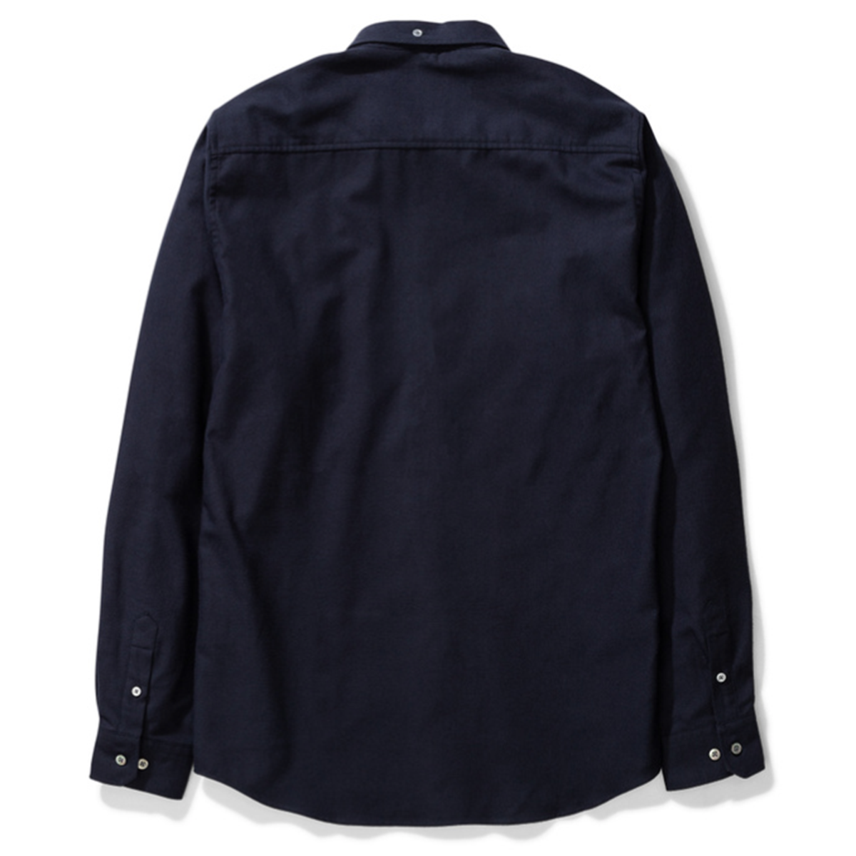 Norse Projects Anton Brushed Flannel Shirt Dark Navy