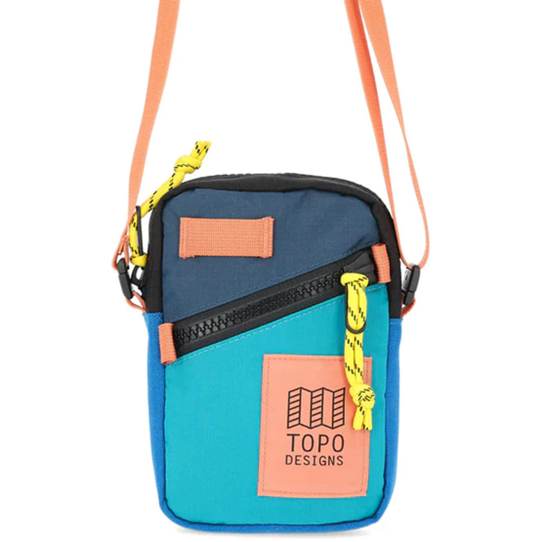 Topo Designs Mini Shoulder Bag Tile Blue/Pond Blue