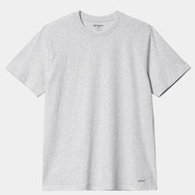 Load image into Gallery viewer, Carhartt WIP Standard Crew Neck T-Shirt 2 Pack Ash Heather
