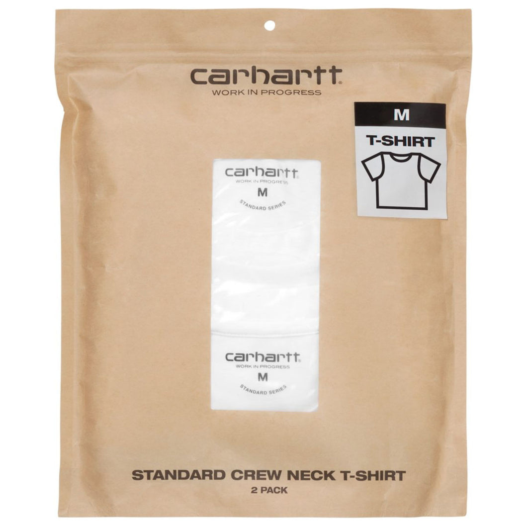 Carhartt WIP Standard Crew Neck T-Shirt 2 Pack  White