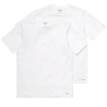 Load image into Gallery viewer, Carhartt WIP Standard Crew Neck T-Shirt 2 Pack  White
