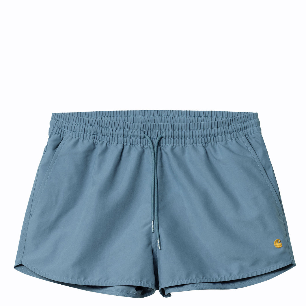 Carhartt WIP W' Chase Swim Trunks Icy Water / Gold